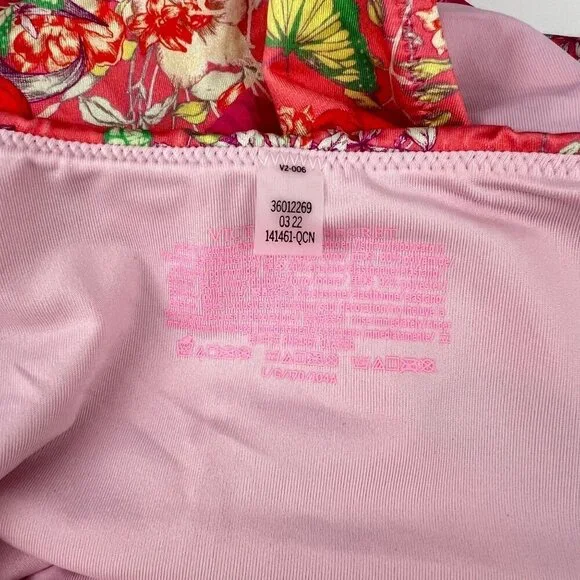 Victoria's Secret Pink Floral 1 Piece Swimsuit Large - Picture 10 of 12